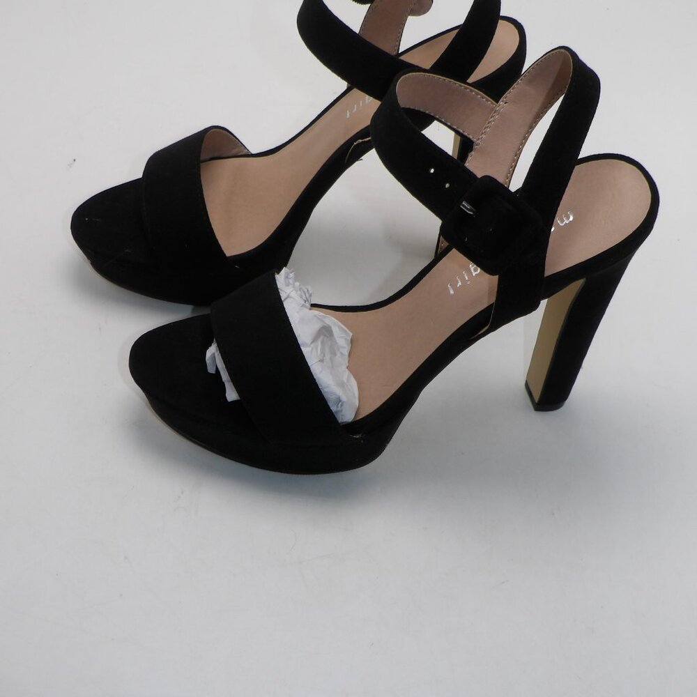 Madden Girl Women's Ankle Strap Comfort High Heels Black Size:8 NewElevate your - Picture 3 of 5